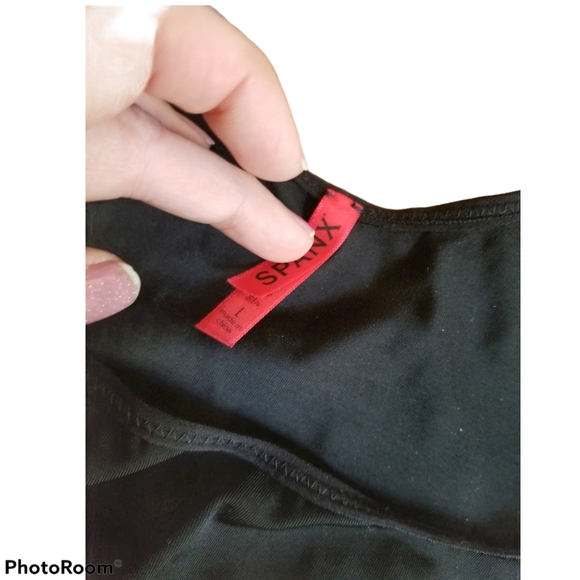 Spanx Black Simplicity Open Bust Compression Tank - Picture 9 of 10